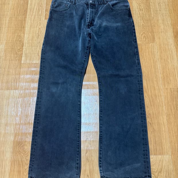 리바이스 517 흑청 블랙 진 38-32