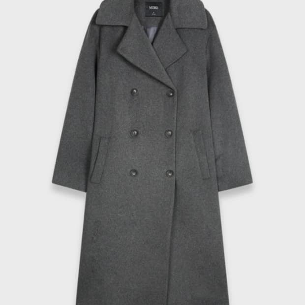 미쏘 그레이 회색 코트 M