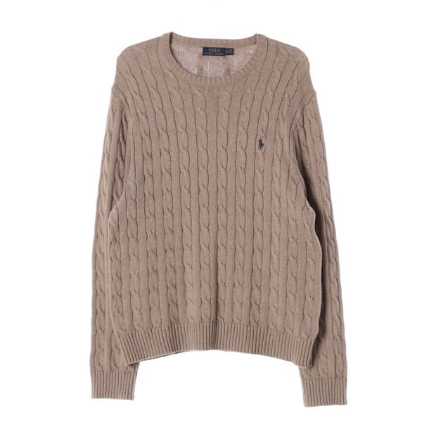 폴로 랄프로렌 클래식 케이블 코튼 니트 XL