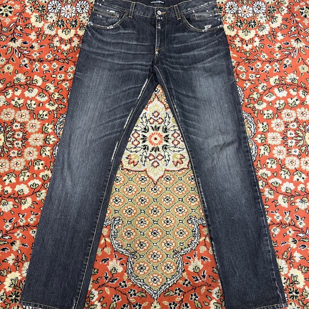 [32-33] 돌체앤가바나  빈티지 14 흑청 데님 팬츠