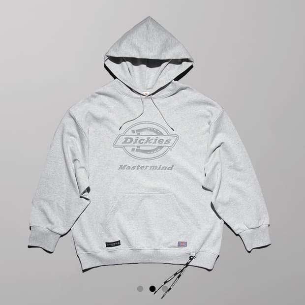 디키즈 x 마스터마인드 후드티 그레이 s