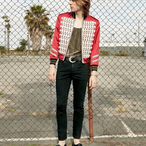 [BTS 지민님 착용] 생로랑 20ss 나폴레옹 봄버 자켓