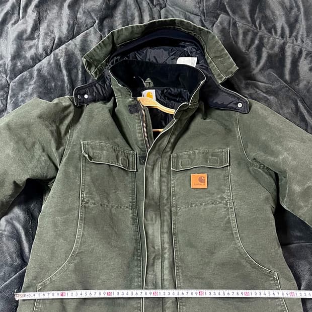 칼하트 C26 L mos 모스그린 샌드스톤 A148 후드 세트