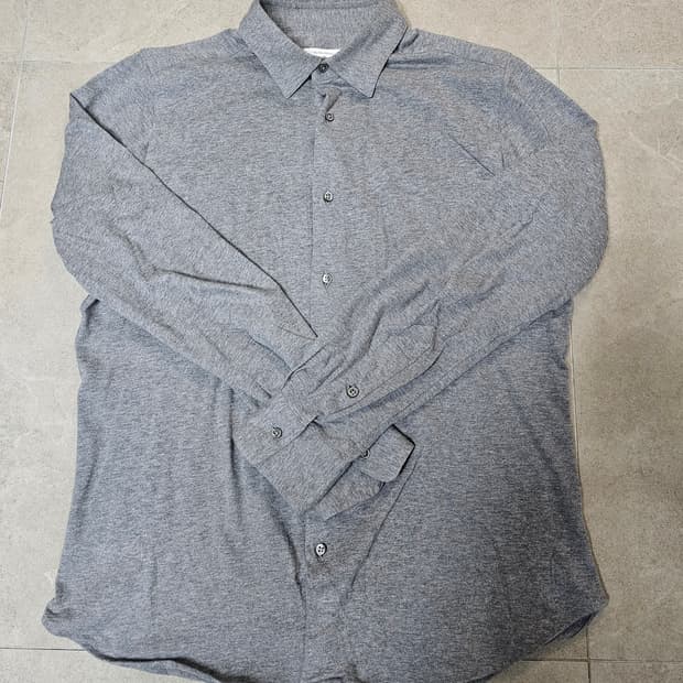 ROBERT FRIEDMAN 면 캐시미어 혼방 셔츠