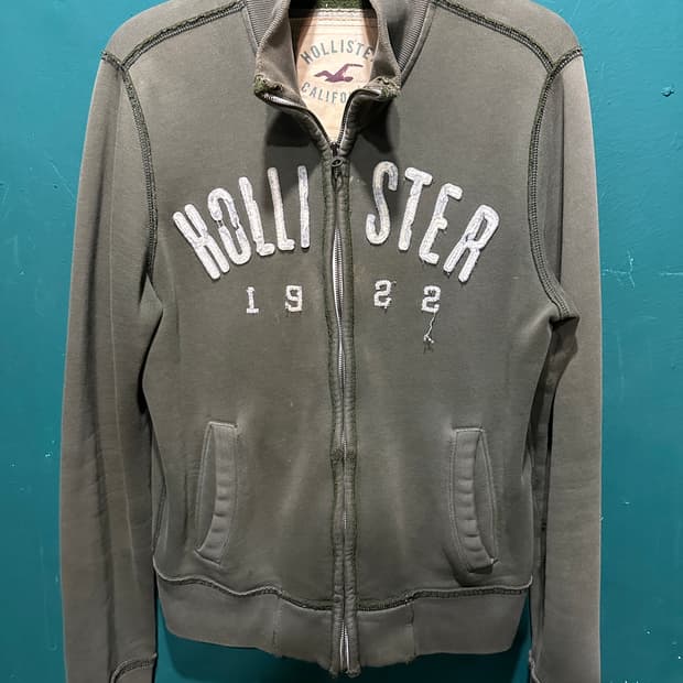 홀리스터 집업자켓 올리브S