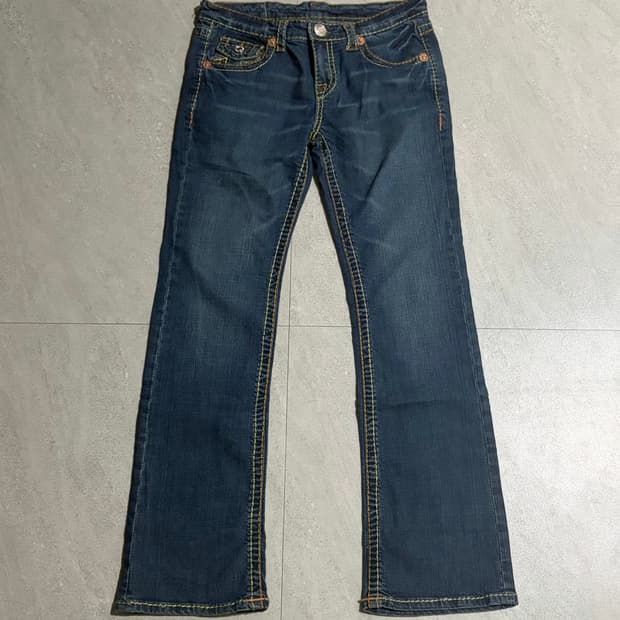 트루릴리전 로우라이즈 부츠컷 데님