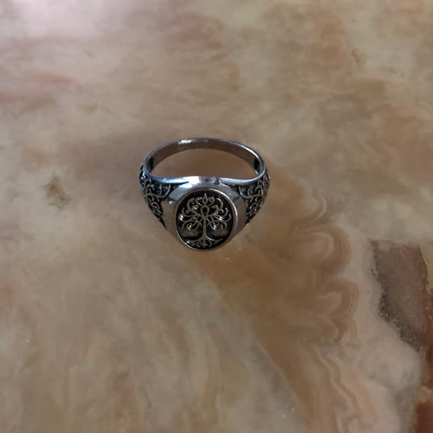     gothic emblem ring