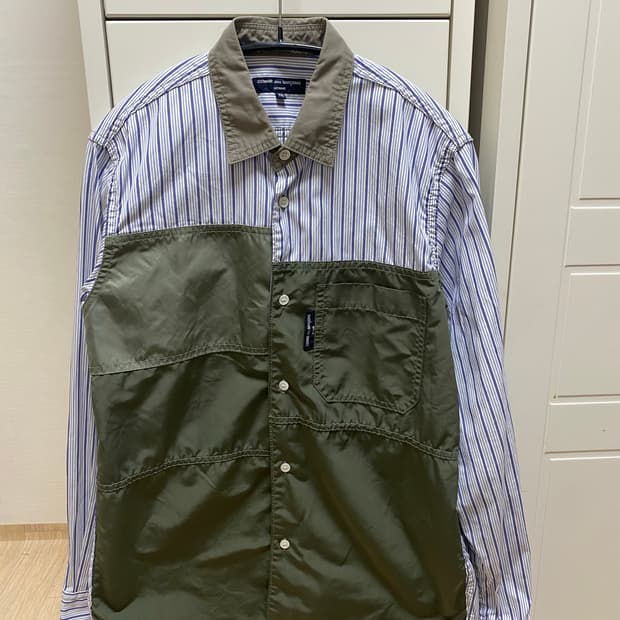 꼼데가르송 패치워크 셔츠 판매합니다