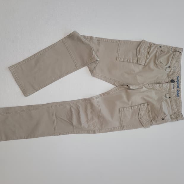 쉐인 Shane 남자 슬림 카고 면바지 32 베이지