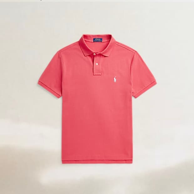 폴로랄프로렌 커스텀 슬림핏 메시 폴로셔츠