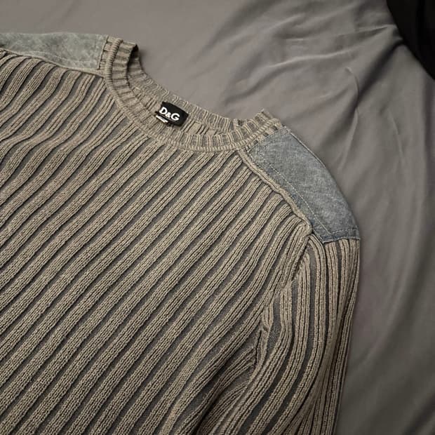 돌체앤가바나 코만도 패치 니트