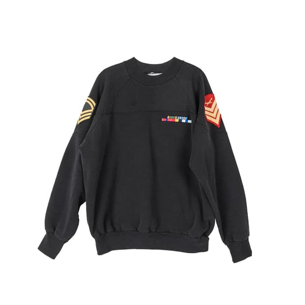 JOSHUA JAMAL  INSIGNIA CREWNECK BLACK