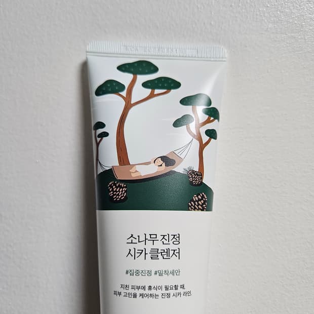 (미개봉 새상품)라운드랩 소나무 진정 시카 클렌저 클렌징폼