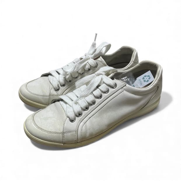 280) 프라다 레더 가죽 스니커즈 화이트 신발