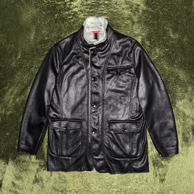 [M] PLAYBOY 플레이보이 컬렉션스 재팬 페이크 스웨이드 자켓