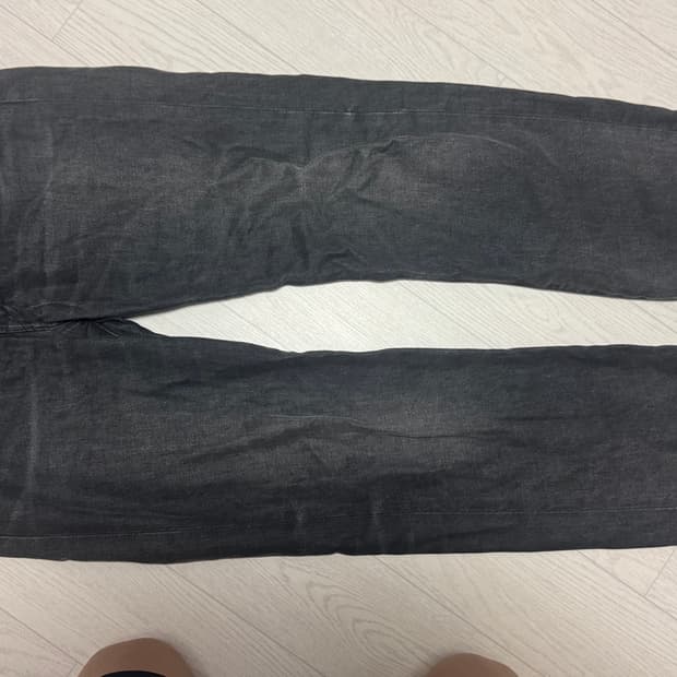 rrl 스트레이트핏진 더스티 블랙 워시진 33x32