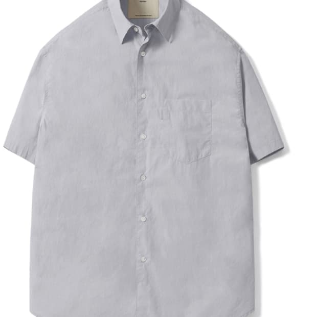 포터리 컴포트 하프 셔츠 실버 1