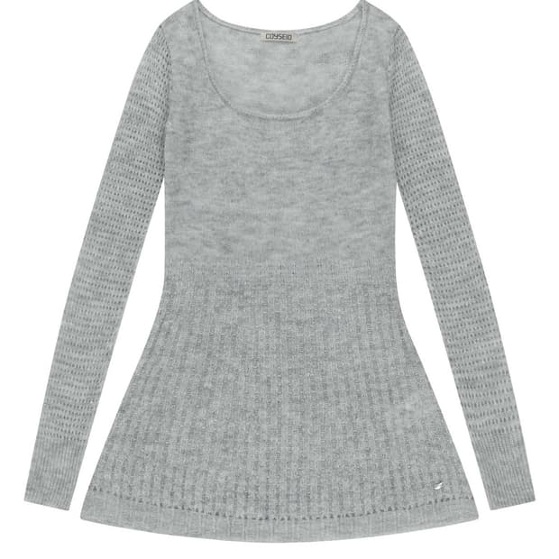 코이세이오 소프트 벨 니트 그레이