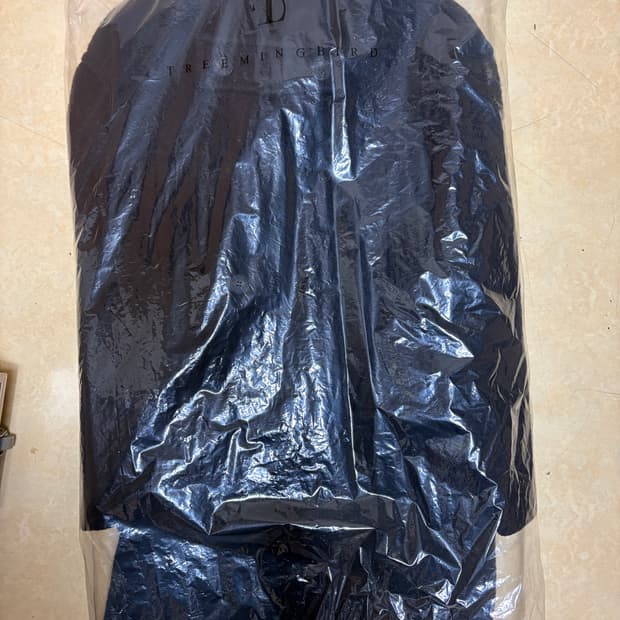 Hairy Double Half Coat [ Black ]