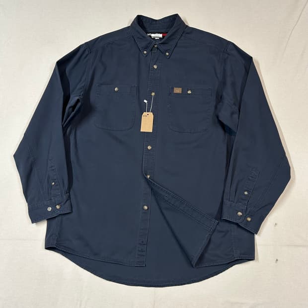 XL) Wrangler 랭글러 투포켓 워크웨어 코튼 셔츠 W36