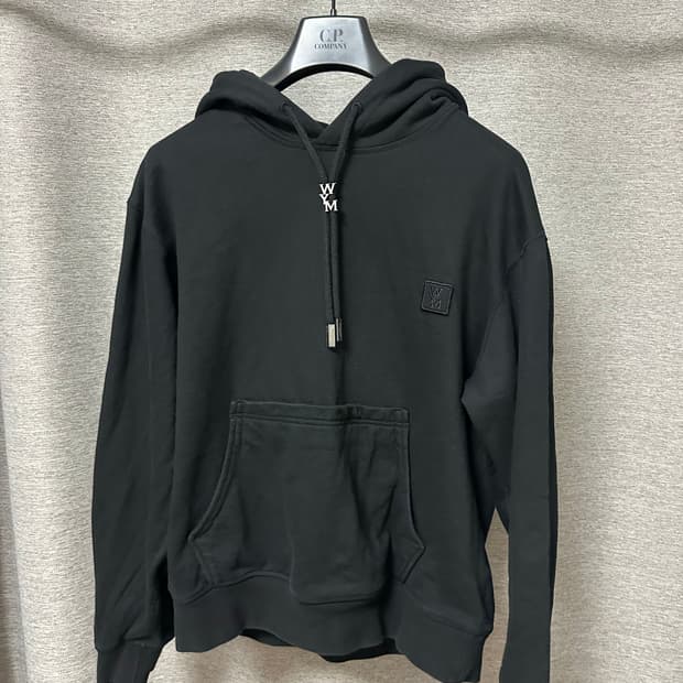  25FW 우영미 백로고 후드 블랙 (46)