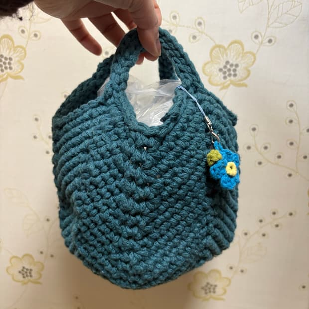 핸드메이드 니트가방