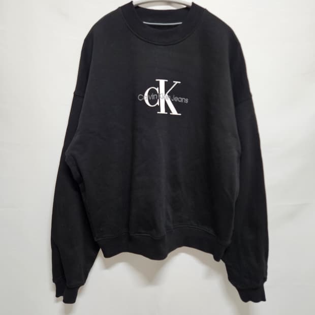 캘빈클라인 진스 오버핏 맨투맨 티셔츠 XL