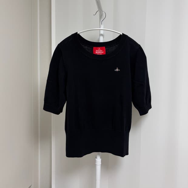 비비안웨스트우드 유넥 반팔 니트