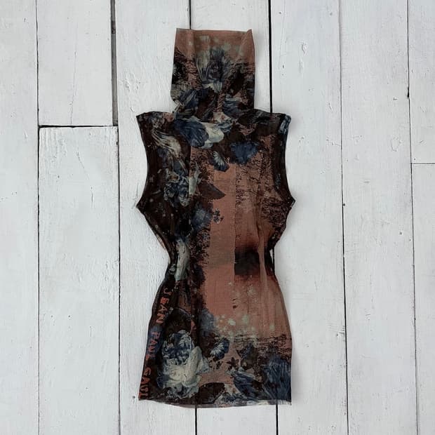 Jean Paul Gaultier rare mesh sleeveless