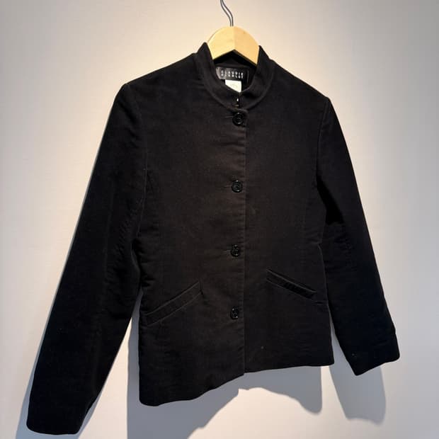 90s Moleskin Stand-Collar Jacket