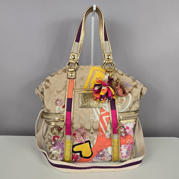 COACH 코치 Poppy bag 파피 퍼피 한정판 가방 백 정품