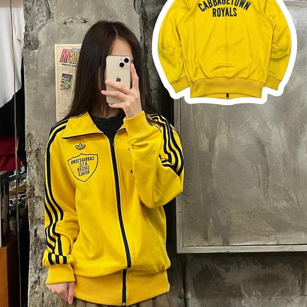 아디다스 00s OG 캐비지 타운 트랙탑 져지 옐로우 #csz636