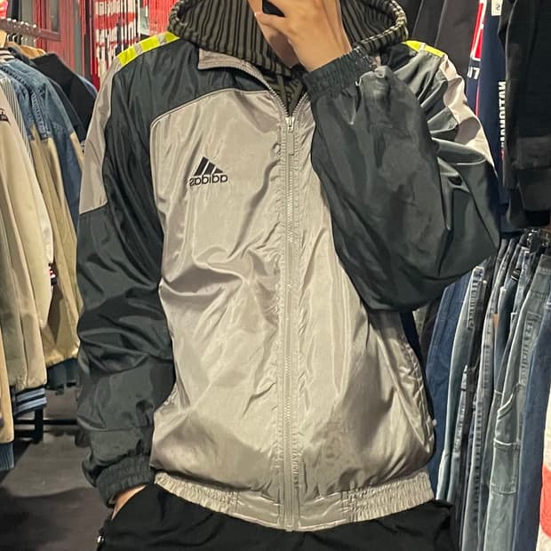 [IM] adidas 아디다스 바람막이 그레이