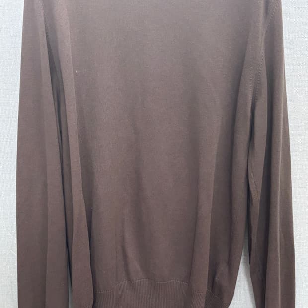 마르지엘라 엘보우 패치 니트 다크올리브