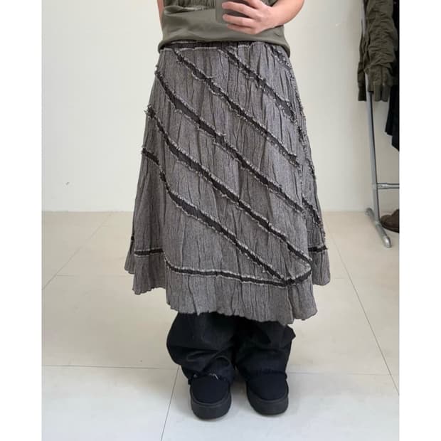 피쉬룸 빈티지 울 스커트 / 구매가 35,000