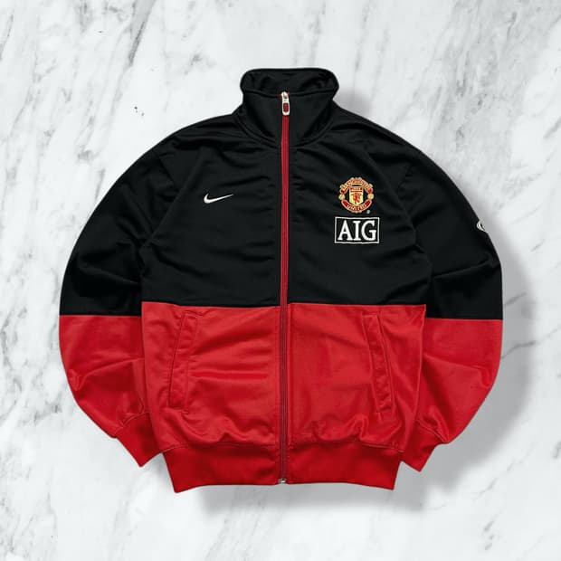 나이키 09-10 맨체스터 유나이티드 트랙탑 져지 M
