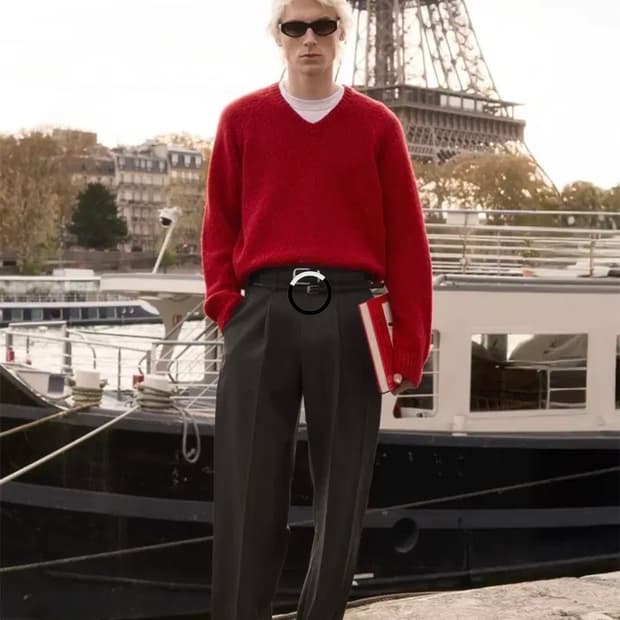 STU 카센티노 브이넥 니트(L)