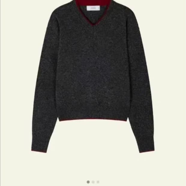 웨이비니스 드리프트 레이어드 니트 차콜