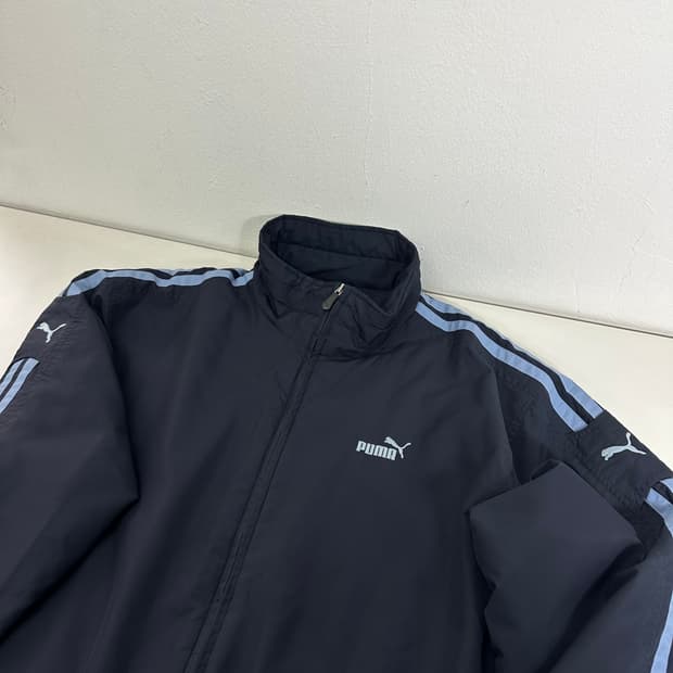 XL 푸마 네이비 오버핏 누빔점퍼