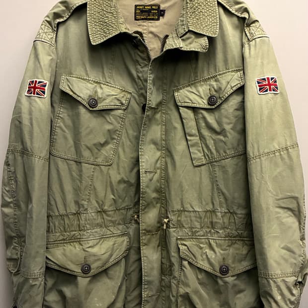 (XL)POLO 폴로랄프로렌 M47 유니언잭 필드 컴뱃자켓 야상 
