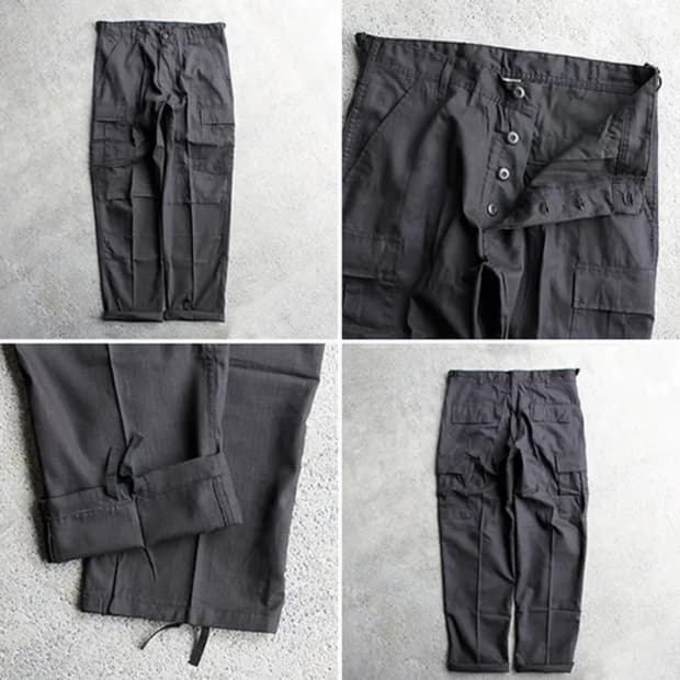 로스코 카고 팬츠 블랙 L