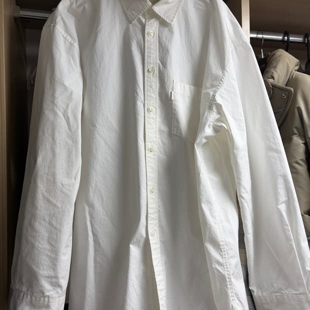 포터리 컴포트셔츠 화이트 4사이즈