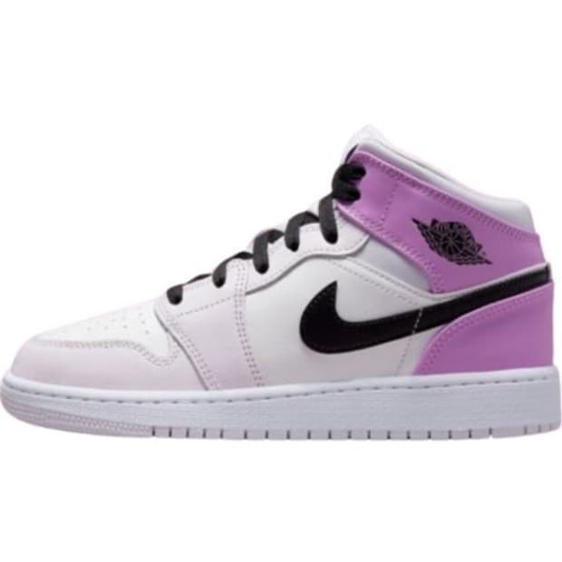 (GS) 나이키 조던 1 미드 베얼리 그레이프 화이트