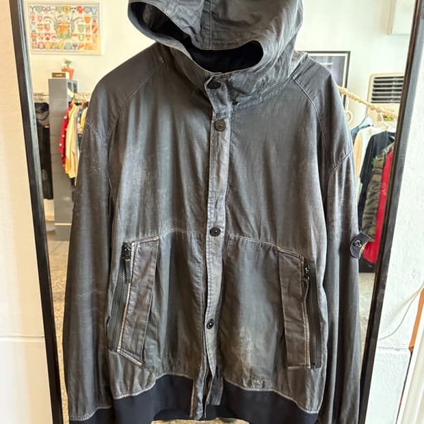 2011FW Stone island 후드 자켓