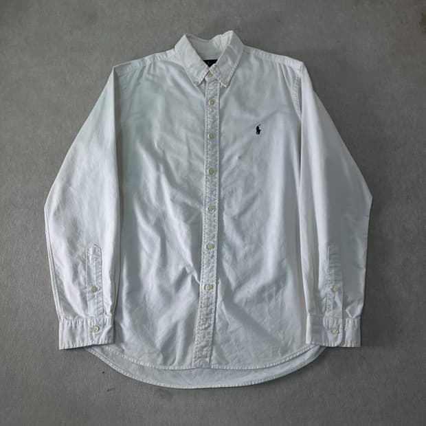 105 폴로랄프로렌 화이트 코튼 셔츠