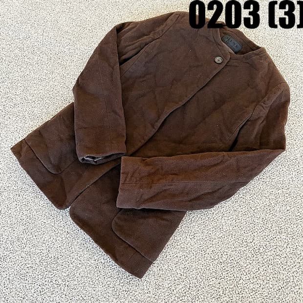 [실측확인] MINE 마인 여성 브라운 자켓