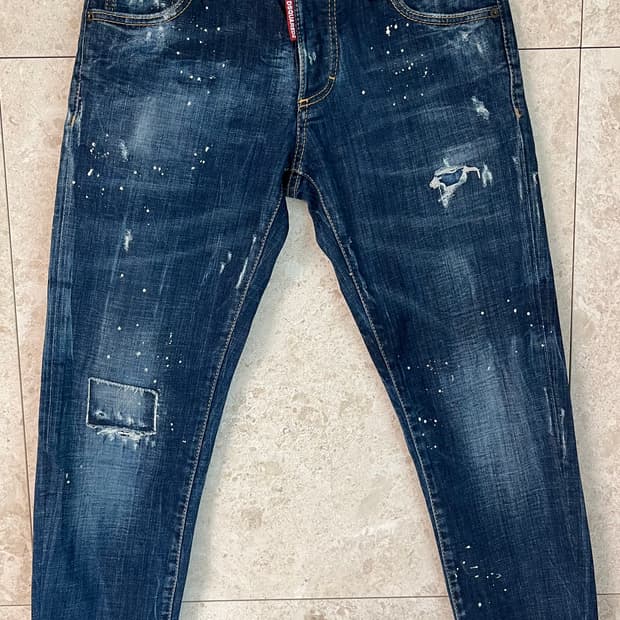 디스퀘어드2 데미지 워싱 청바지 44 정품