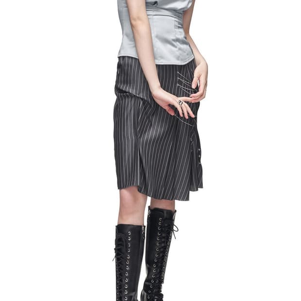 킴지수 테일러드 탑 라이트 그레이