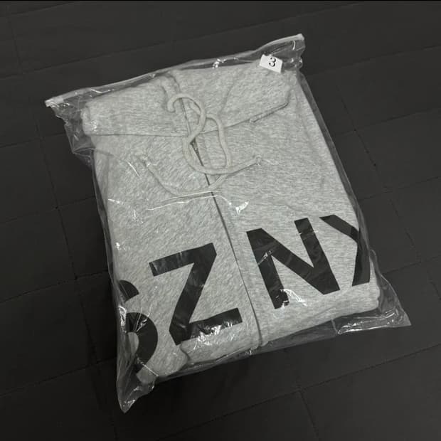 칸예웨스트 콘서트 MD 이지 HD-10 후드집업 3 사이즈 그레이 새상품