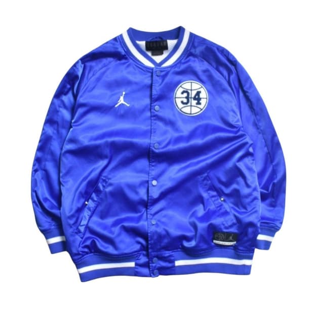 나이키 조던 새틴 바시티 자켓 105